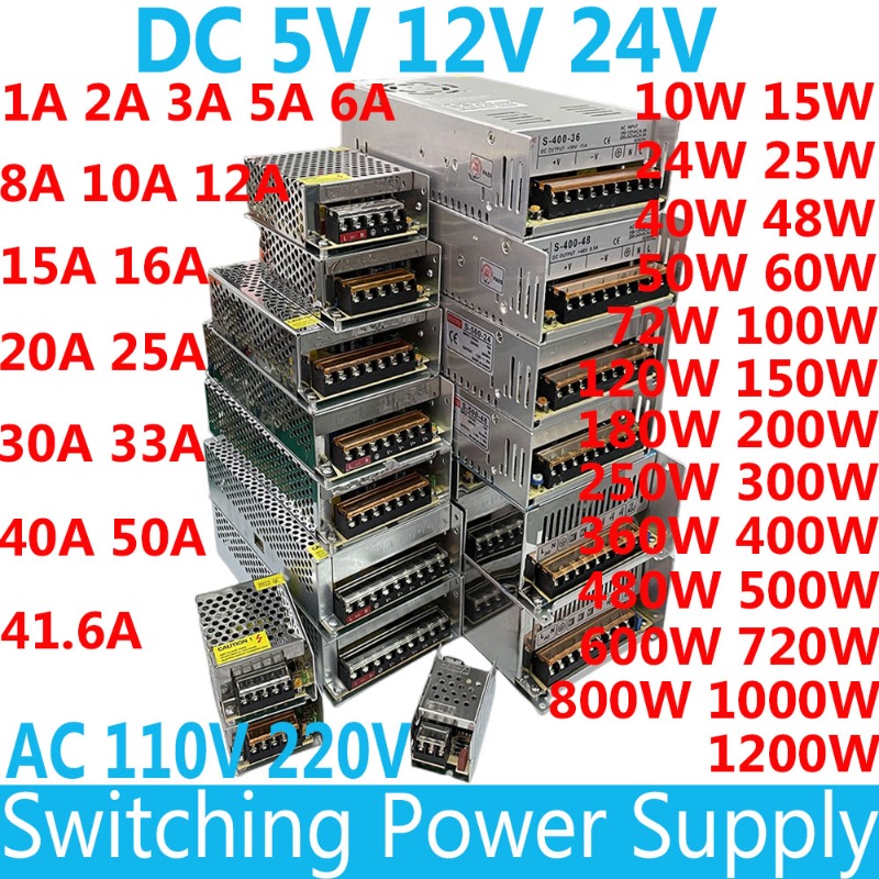 3D Printer Power Supply - تحويل التيار الكهربائي التيار المتناوب 110