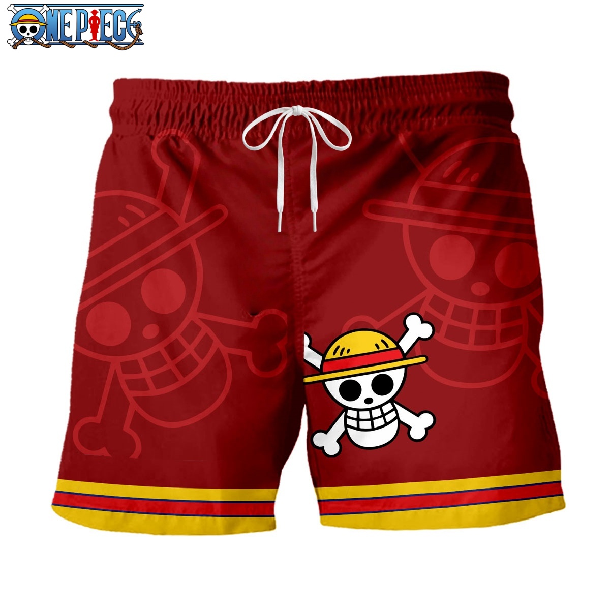 3D Printing Luffy - شورت صيفي 2026 بتصميم لوفي ريترو