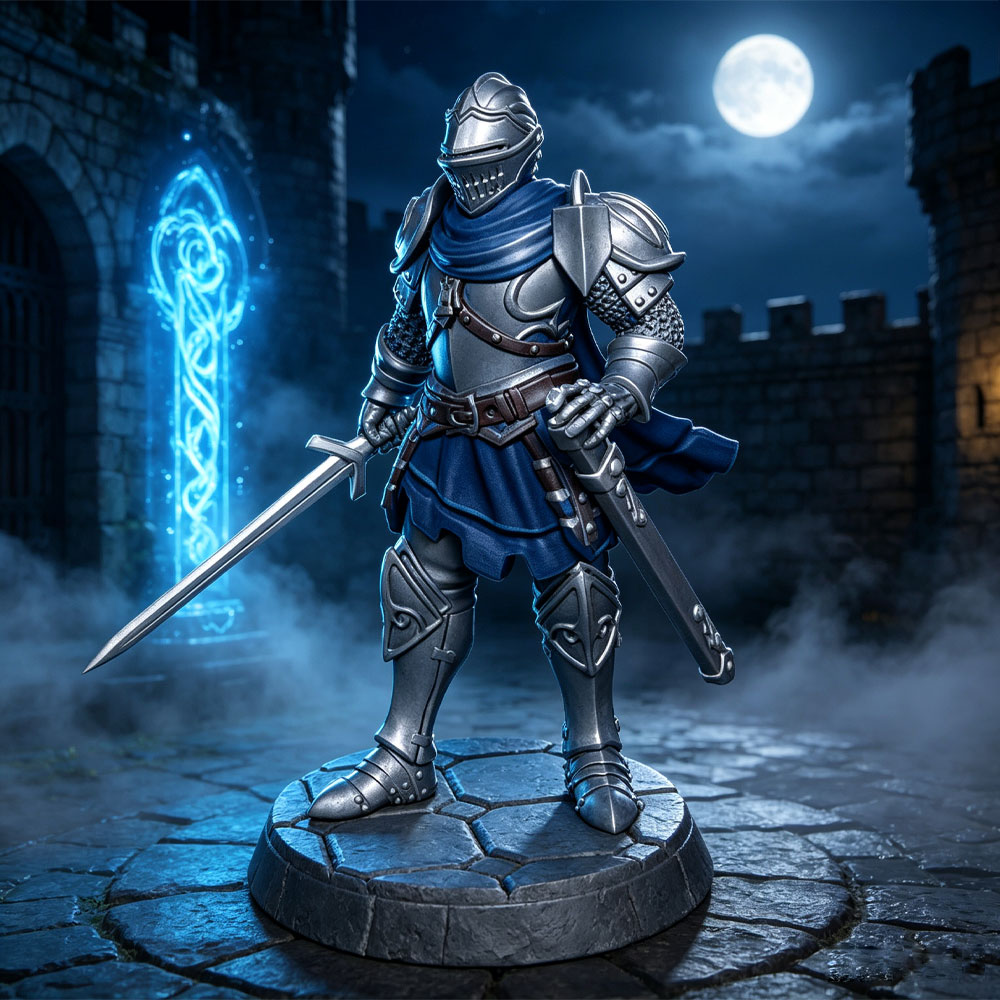 3D Printing Knight Armor - نموذج فارس من العصور الوسطى بدرع