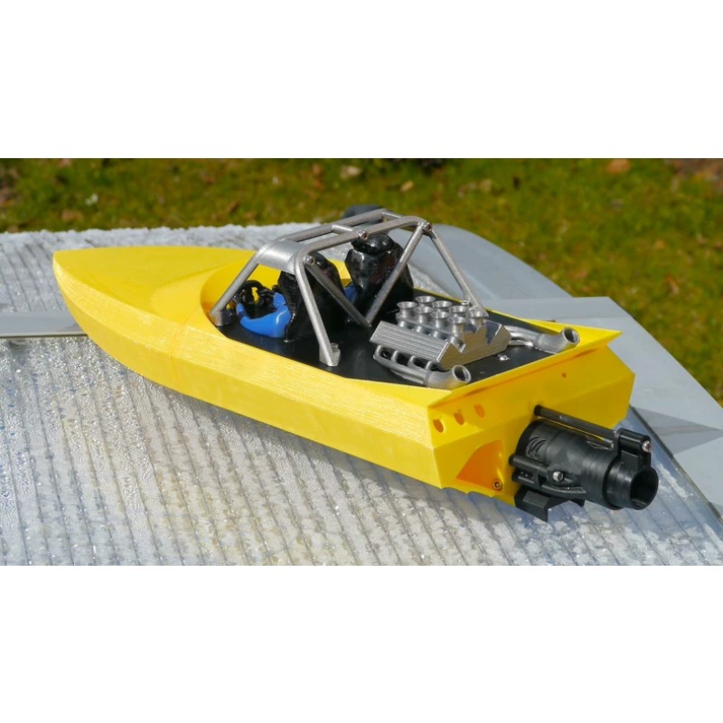3D Printing Rc Boat - طقم هيكل قارب نفاث ثلاثي الأبعاد