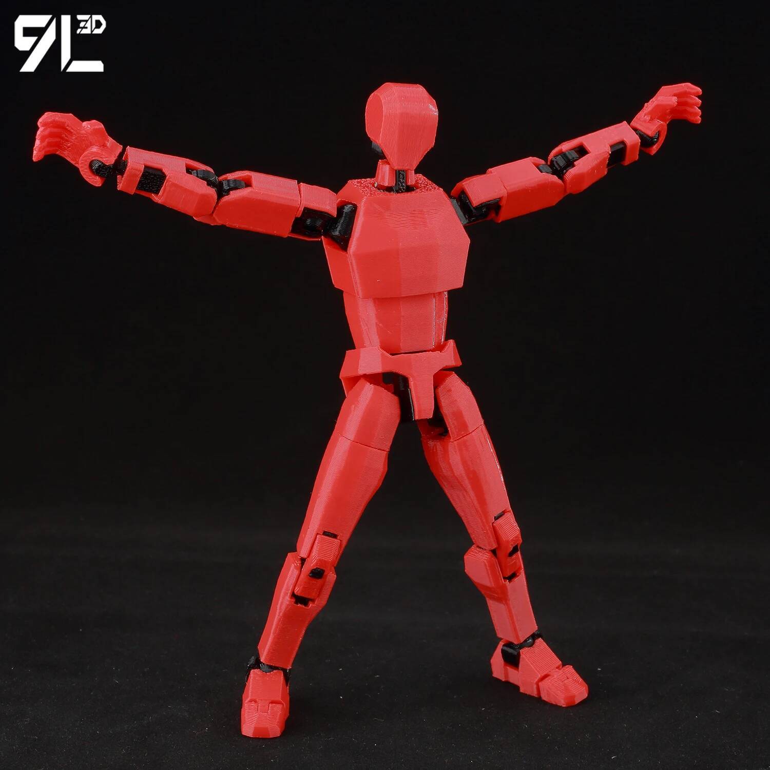 9L3D مطبوعة Dummy13 Lucky13 T1 - مراجعة 3D Printing Luffy وسعره