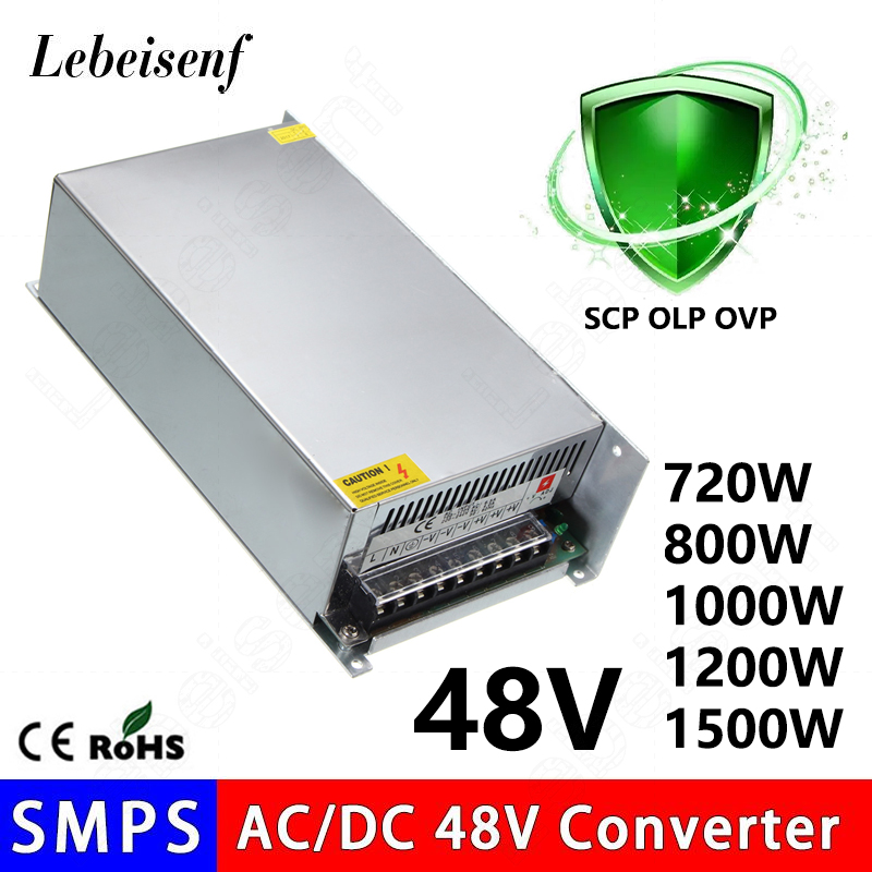 DC48V 720 واط 800 واط 1000 واط - مراجعة 3D Printer Power Supply وسعره