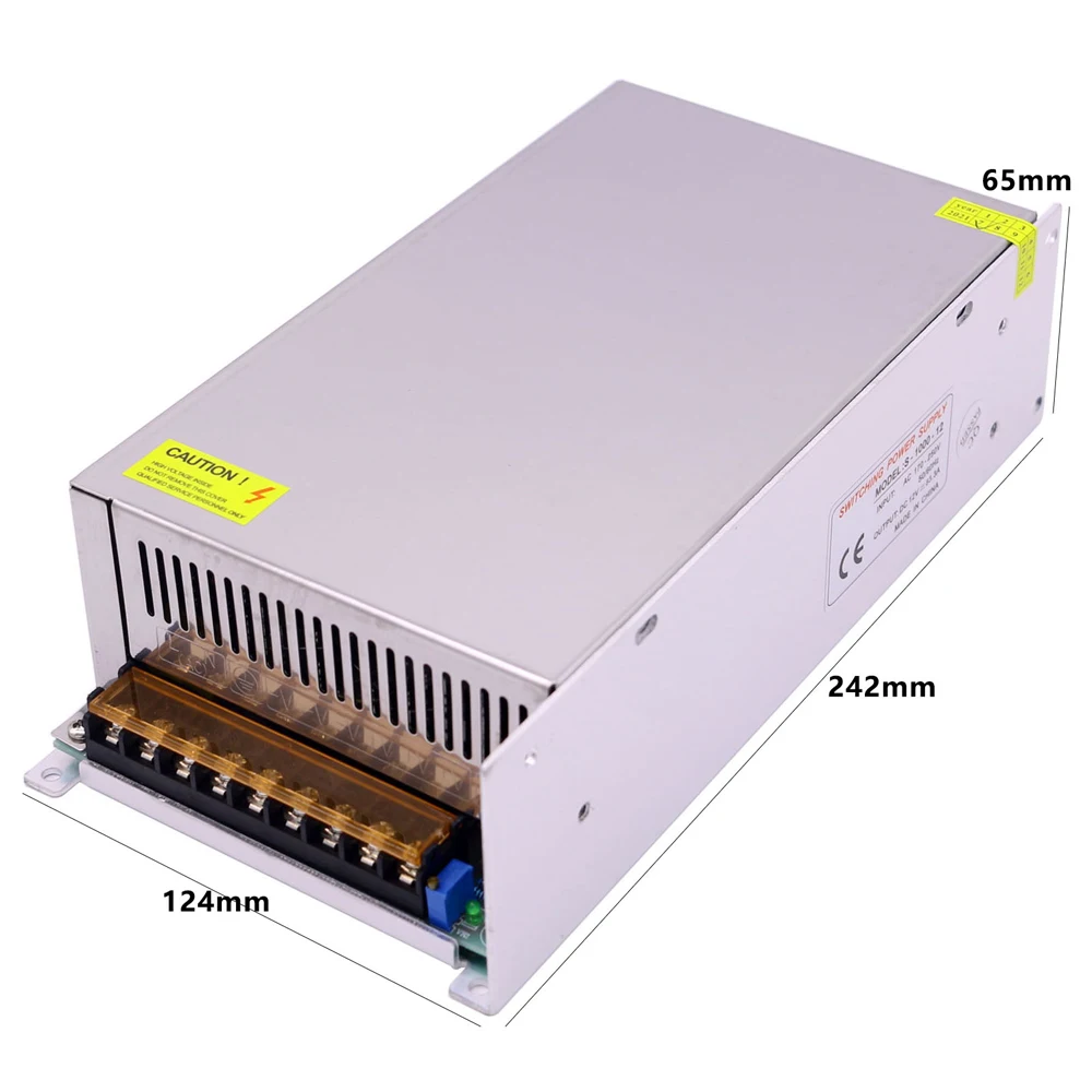 محول طاقة تبديلي قابل للتعديل  - مراجعة 3D Printer Power Supply وسعره