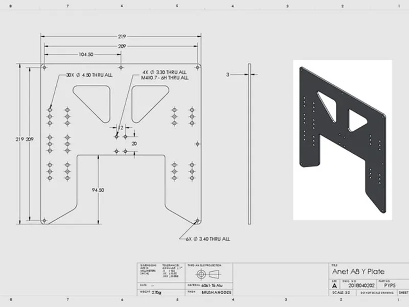 طابعة Anet a8 a6 ثلاثية الأبعا - مراجعة 3D Printing Industrial وسعره