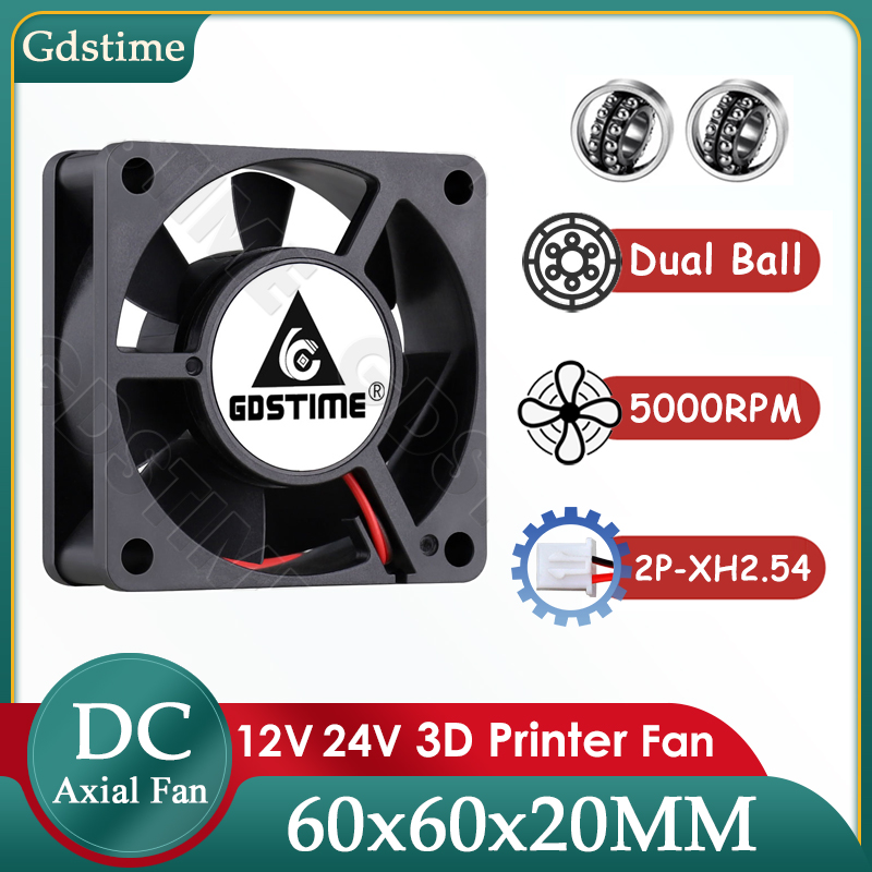 مروحة تبريد Gdstime 6020 بجهد  - مراجعة 3D Printer Power Supply وسعره