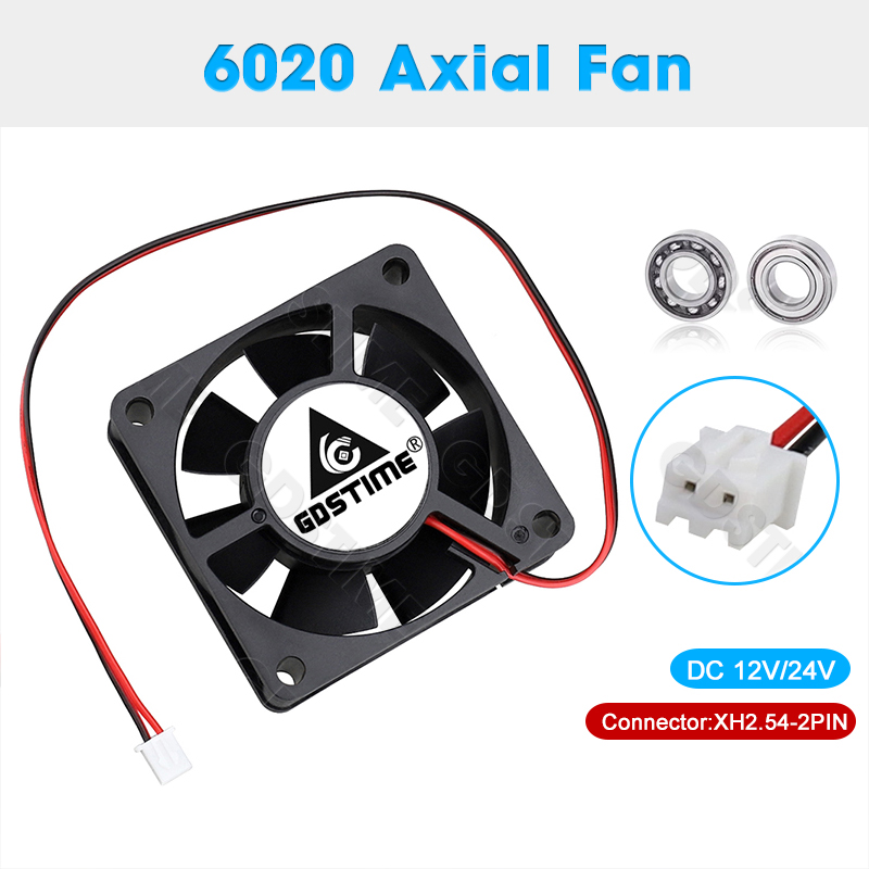 مروحة تبريد Gdstime 6020 بجهد  - مراجعة 3D Printer Power Supply وسعره