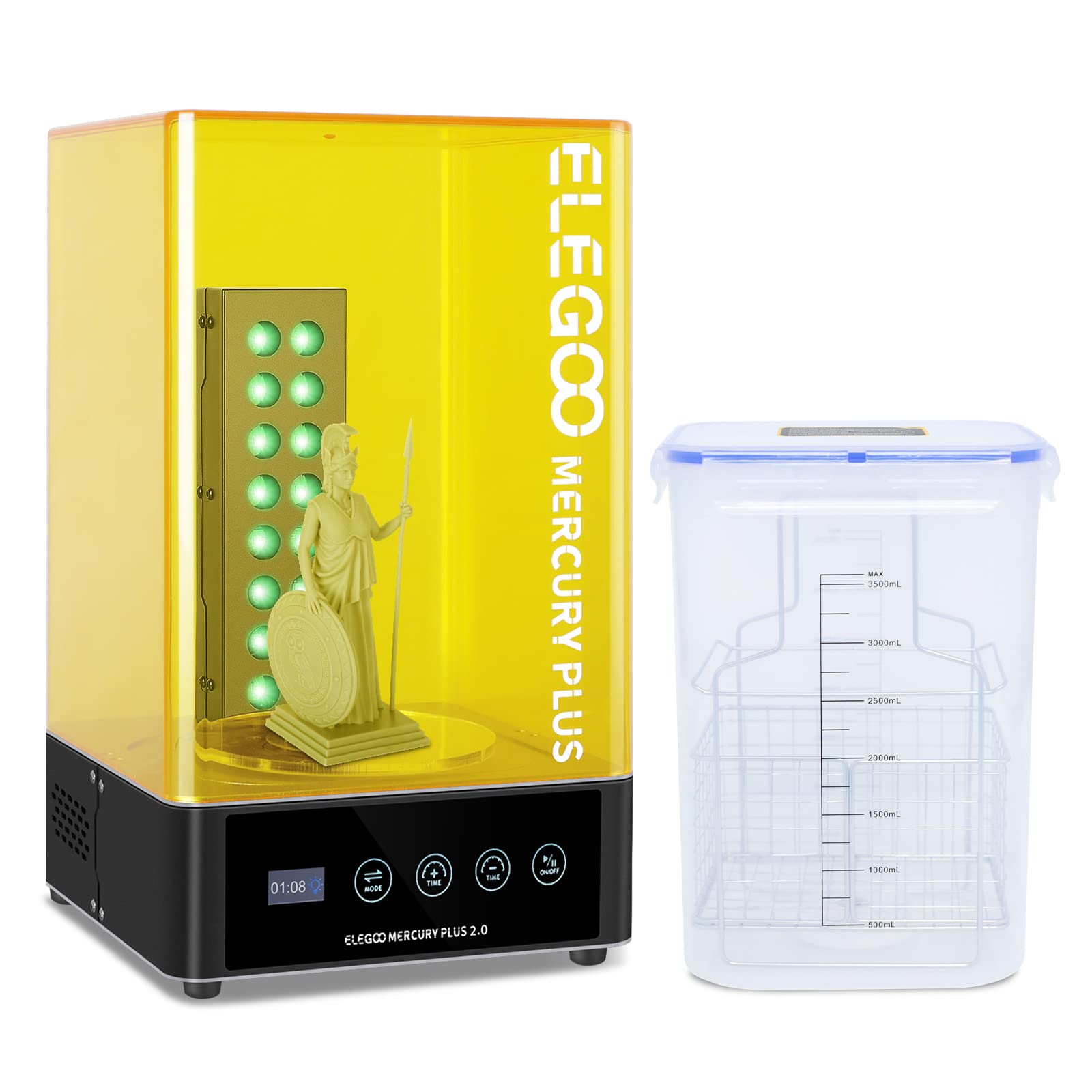 محطة غسيل وعلاج ELEGOO Plus 2. - مراجعة 3D Printing Model Free وسعره
