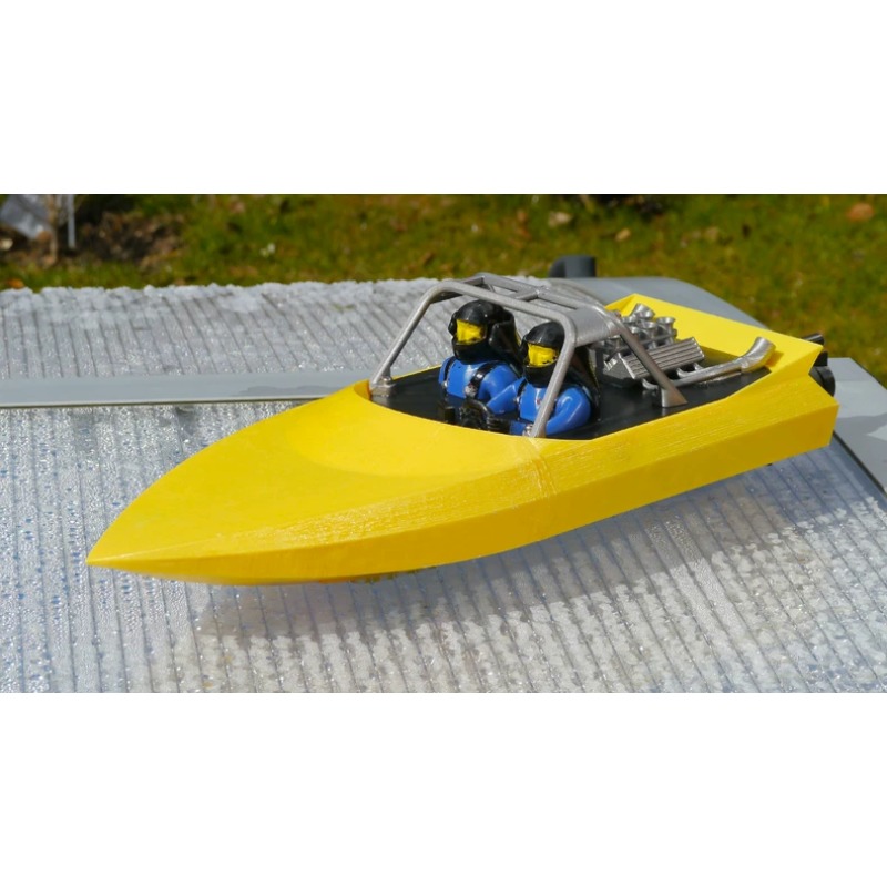 طقم هيكل قارب نفاث ثلاثي الأبع - مراجعة 3D Printing Rc Boat وسعره