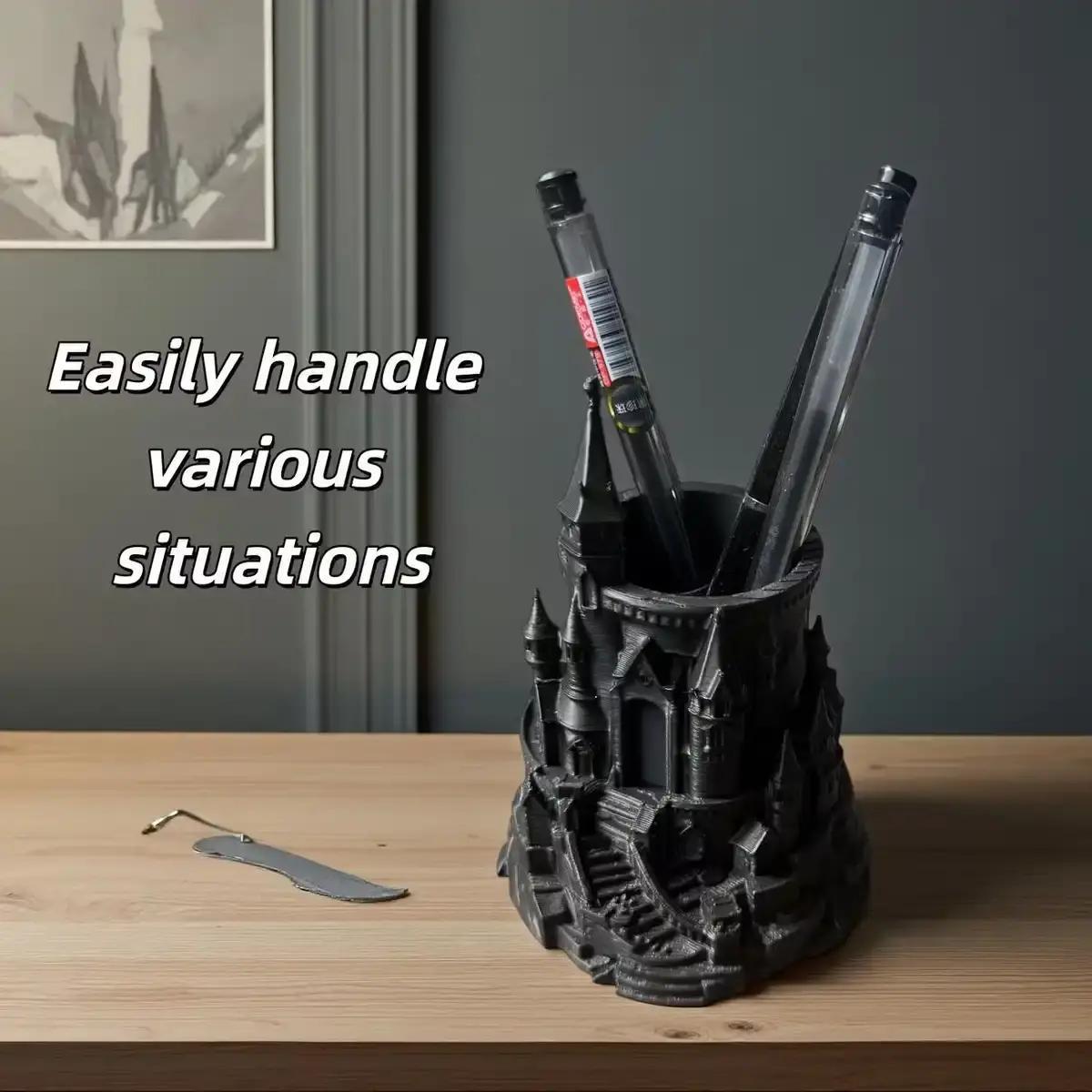 حامل أقلام هاري بوتر بتصميم دا - مراجعة 3D Printing Examples وسعره