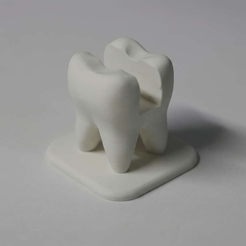 حامل بطاقات عمل على شكل سن مطب - مراجعة 3D Printing Examples وسعره