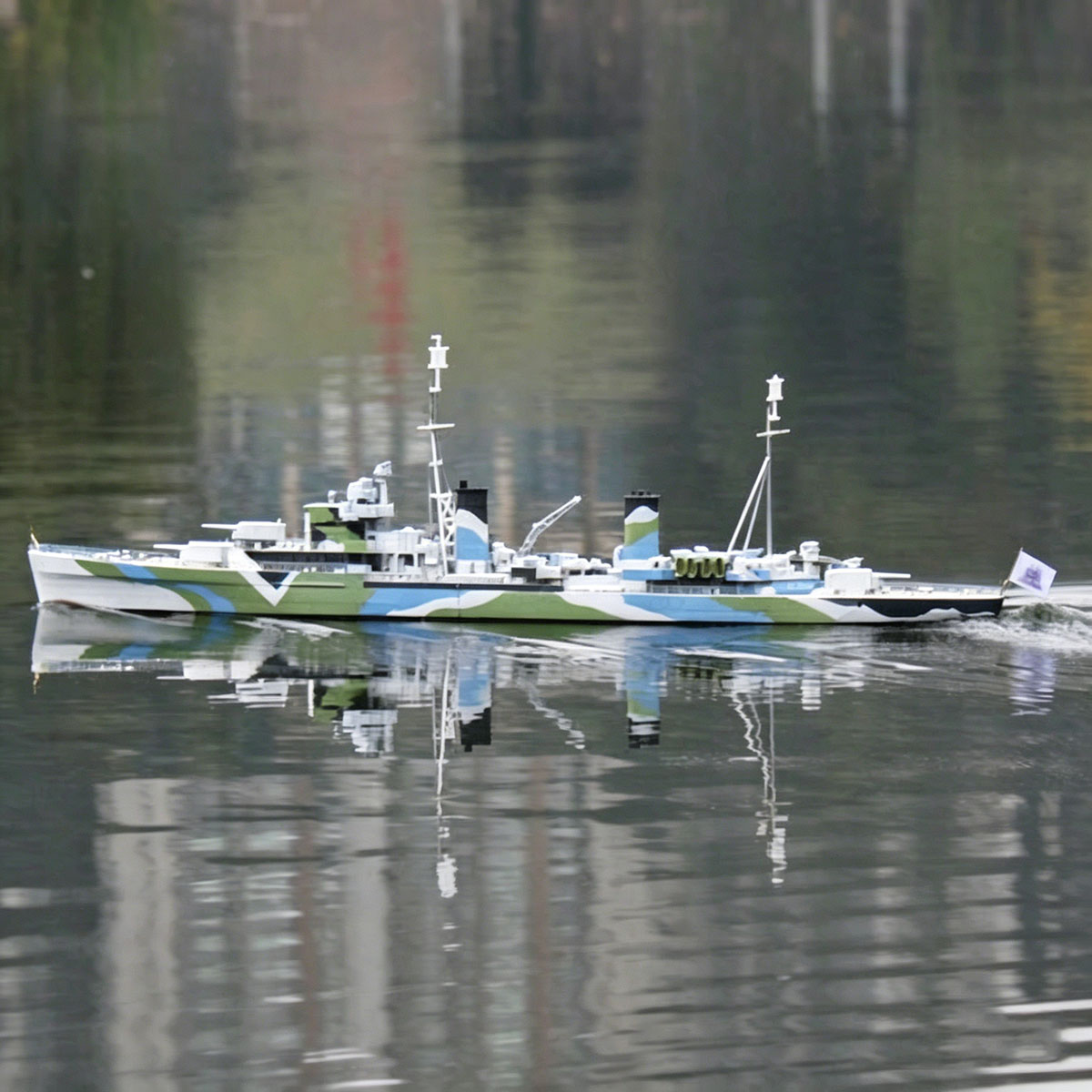 قارب تحكم عن بعد بمقياس 1/200، - مراجعة 3D Printing Rc Boat وسعره