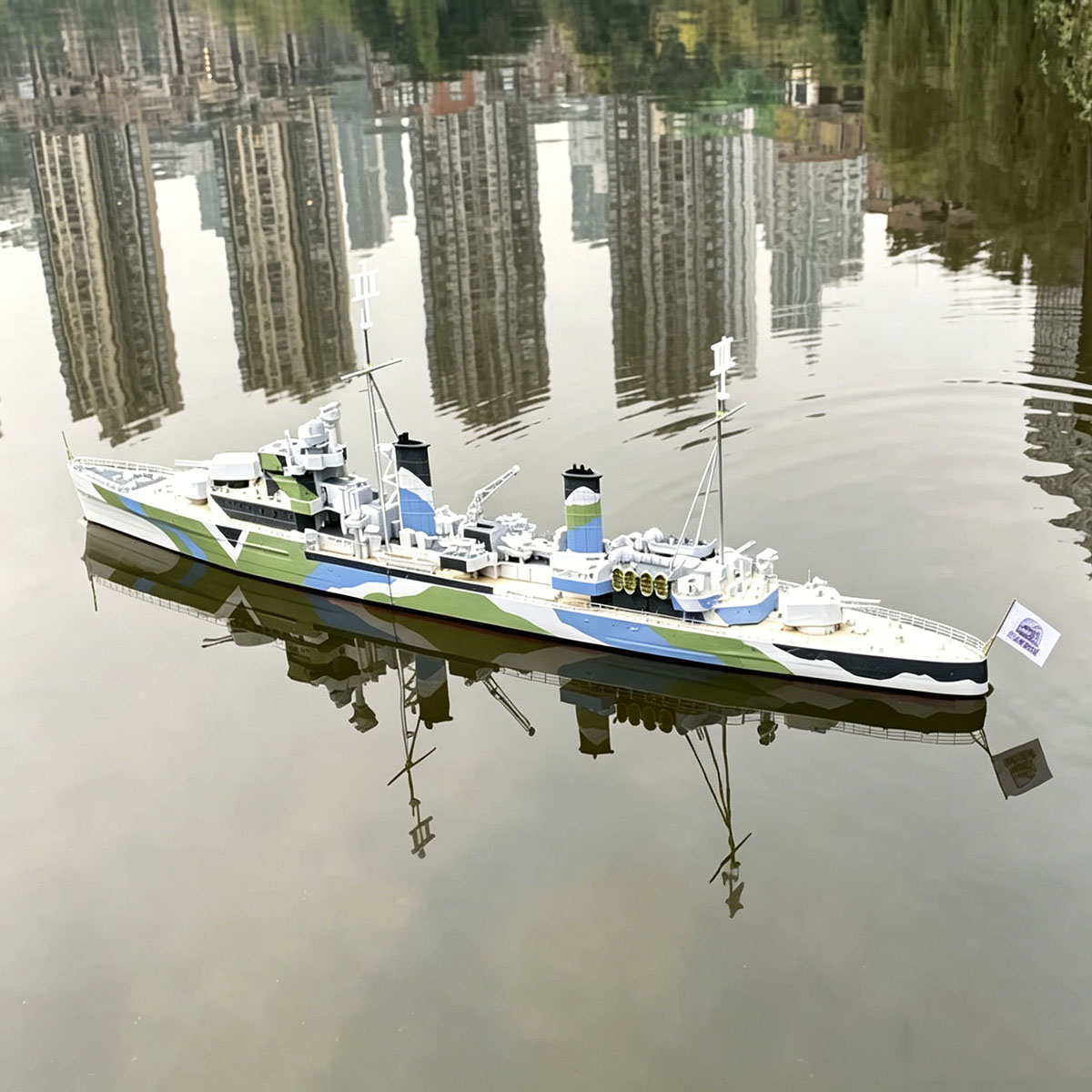 قارب تحكم عن بعد بمقياس 1/200، - مراجعة 3D Printing Rc Boat وسعره
