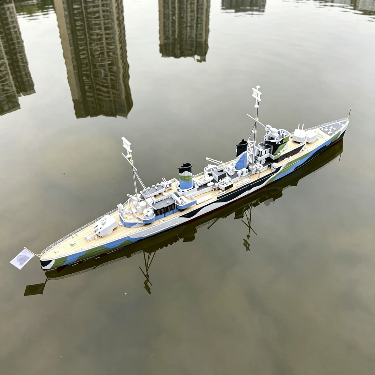 قارب تحكم عن بعد بمقياس 1/200، - مراجعة 3D Printing Rc Boat وسعره